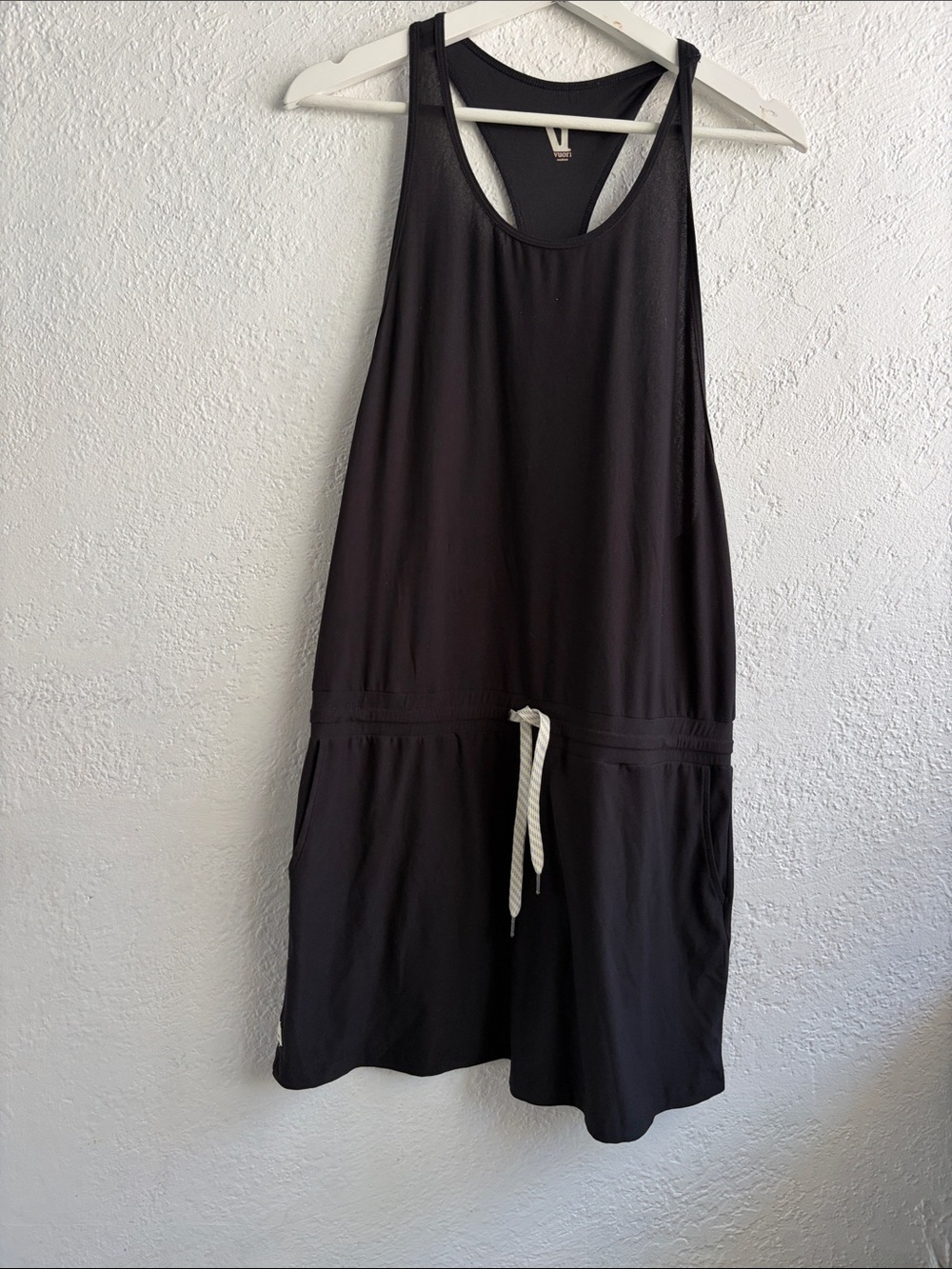 Vuori Black Midi Tank Dress